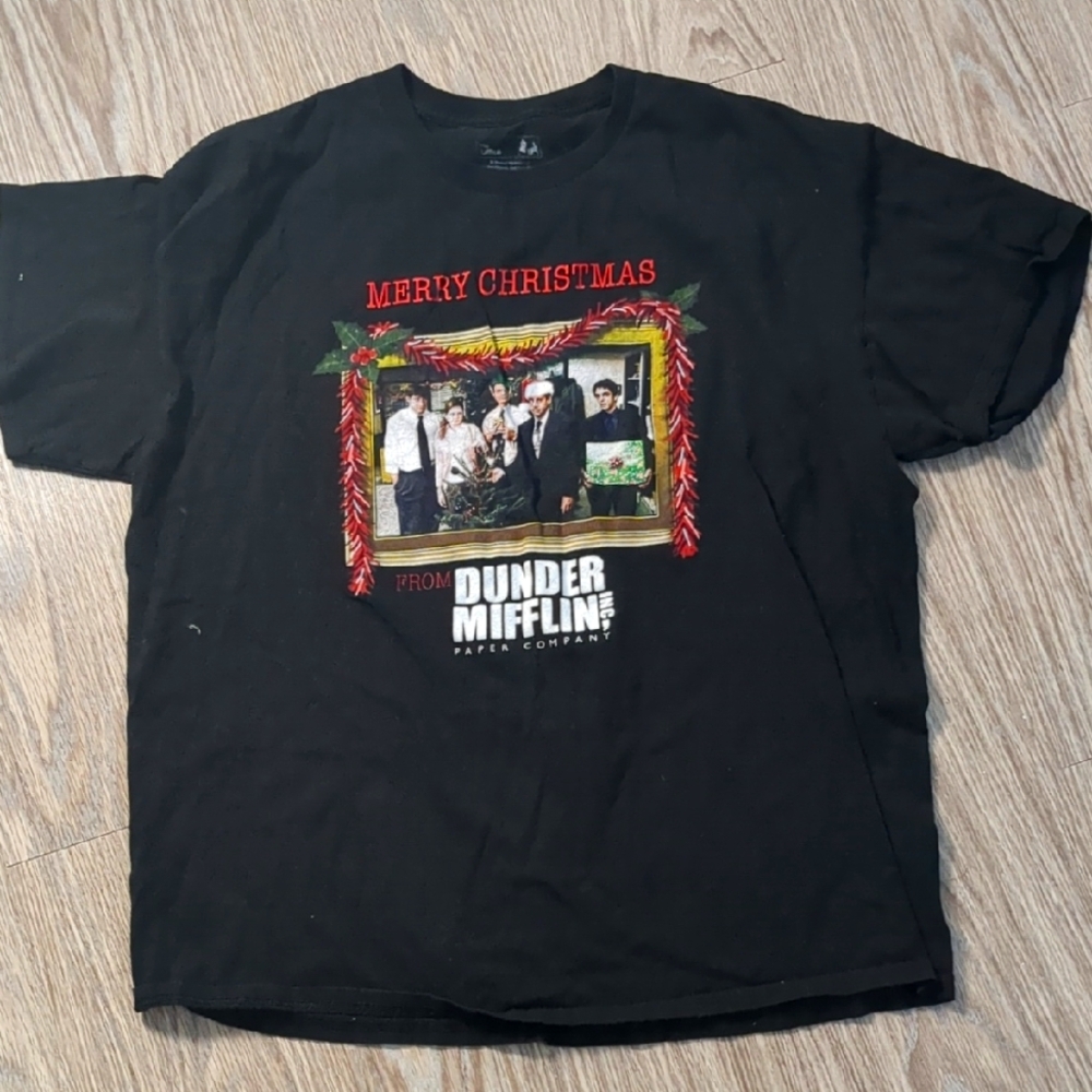 The Office Dunder Mifflin Christmas Shirt Women's Size XL